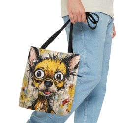 Comical Chihuahua Tote Bag