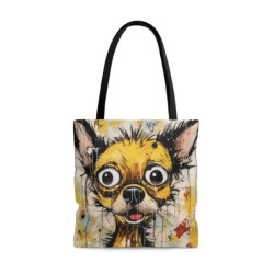 Comical Chihuahua Tote Bag