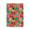 Abstract Christmas Gifts Pattern Journal, Matte,  8" x 5.7"