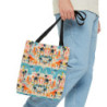 Abstract Summer Beach Vacation Pattern Tote Bag