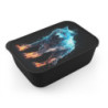 Fiery Wolf Eco-Friendly Bento Box with Band and Utensils