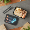 Fiery Wolf Eco-Friendly Bento Box with Band and Utensils