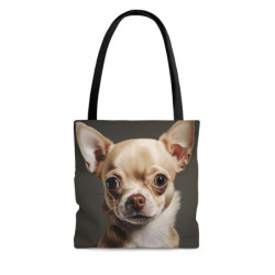 Tan Chihuahua Tote Bag