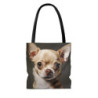 Tan Chihuahua Tote Bag