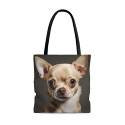 Tan Chihuahua Tote Bag