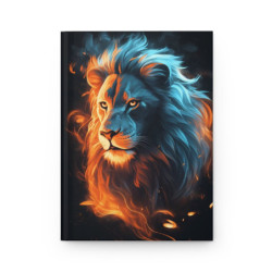 Fiery Lion Journal, Matte,  8" x 5.7"