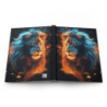 Fiery Lion Journal, Matte,  8" x 5.7"