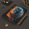 Fiery Lion Journal, Matte,  8" x 5.7"