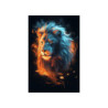 Fiery Lion Premium Matte Vertical Poster 20" x 30" Poster