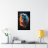 Fiery Lion Premium Matte Vertical Poster 20" x 30" Poster