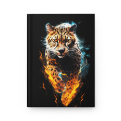 Fiery Cheetah Journal, Matte,  8" x 5.7"