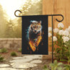 Fiery Cheetah Design Garden & House Flag Banner