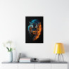 Fiery Tiger Premium Matte Vertical Poster 20" x 30" Poster