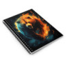 Fiery Bear Spiral Notebook - Ruled Line, 8" x 6"