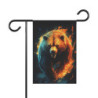 Fiery Bear Design Garden & House Flag Banner