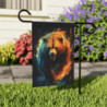 Fiery Bear Design Garden & House Flag Banner