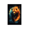 Fiery Bear Premium Matte Vertical Poster 20" x 30" Poster