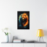 Fiery Bear Premium Matte Vertical Poster 20" x 30" Poster