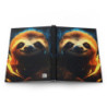 Fiery Sloth Journal, Matte,  8" x 5.7"