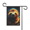 Fiery Sloth Design Garden & House Flag Banner