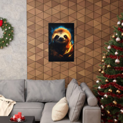 Fiery Sloth Premium Matte Vertical Poster 20" x 30" Poster