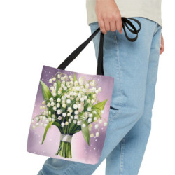 Lily of the Valley Bouquet Tote Bag