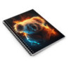 Fiery Koala Spiral Notebook - Ruled Line, 8" x 6"