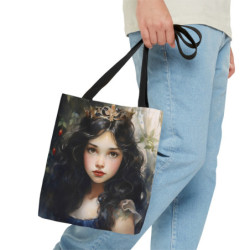 Fairy Tale Princess Snow White Tote Bag