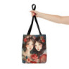 Fairy Tale Princesses Snow White and Rose Red Tote Bag