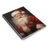 Traditional Victorian Father Christmas Santa Spiral Notebook - Ruled Line, 8" x 6"