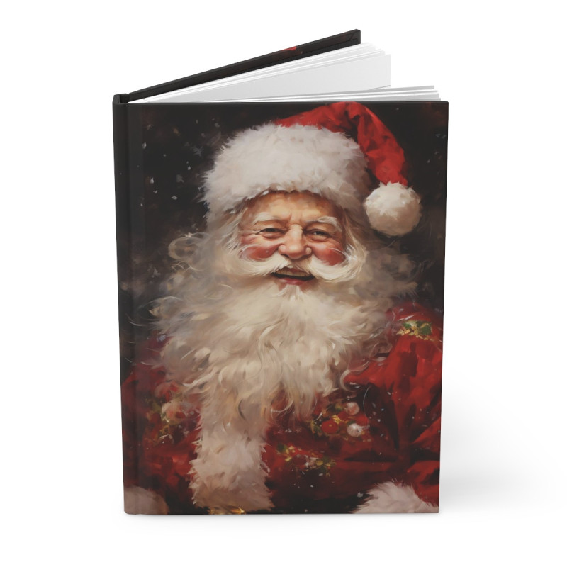 Traditional Victorian Father Christmas Santa Journal, Matte,  8" x 5.7"