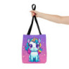 A Cute Kawaii Unicorn Tote Bag