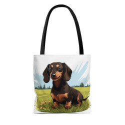 Cute Dachshund Tote Bag