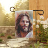 Watercolor Portrait of Jesus Christ House & Garden Flag Banner