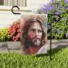 Watercolor Portrait of Jesus Christ House & Garden Flag Banner