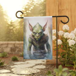 Evil Goblin Garden & House Flag Banner