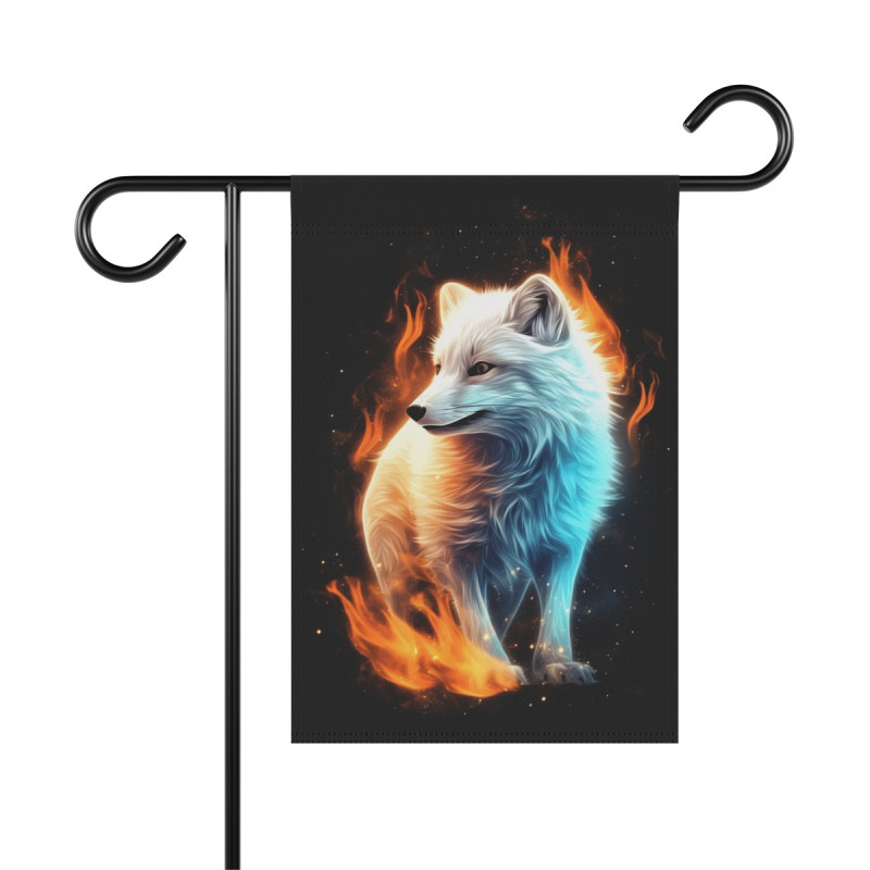 Fiery Fox Design Garden & House Flag Banner