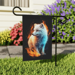 Fiery Fox Design Garden & House Flag Banner