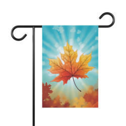 Fall Maple Leaf Garden & House Flag Banner