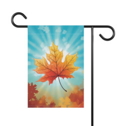 Fall Maple Leaf Garden & House Flag Banner