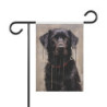 Black Labrador Retriever Garden & House Flag Banner