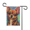 Bright Chihuahua Garden & House Flag Banner