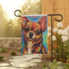 Bright Chihuahua Garden & House Flag Banner