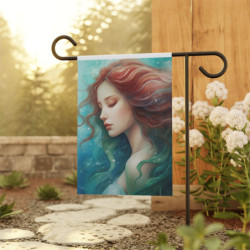 Beautiful Mermaid Garden & House Flag Banner