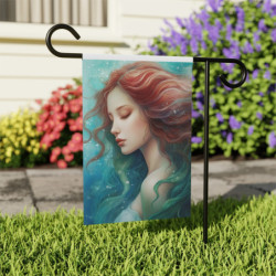 Beautiful Mermaid Garden & House Flag Banner