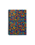 Beautiful Pattern Design Spiral Bound Notebooks
