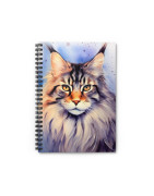 Spiral Bound Cat Notebooks. Tabby Cats to Sphynx and Maine Coons!