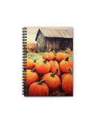 Beautiful Fall Autumnal Themed Spiral Notebooks by designs4days