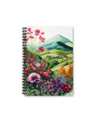 Spring Themed Unqiue Spiral Notebooks by designs4days